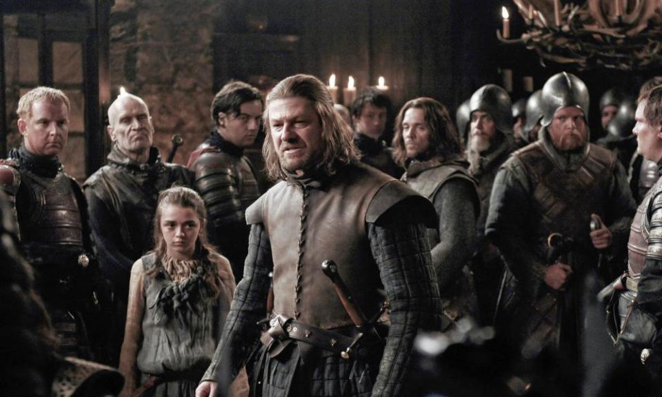 Remember the bad old days? Sean Bean as Ned Stark.