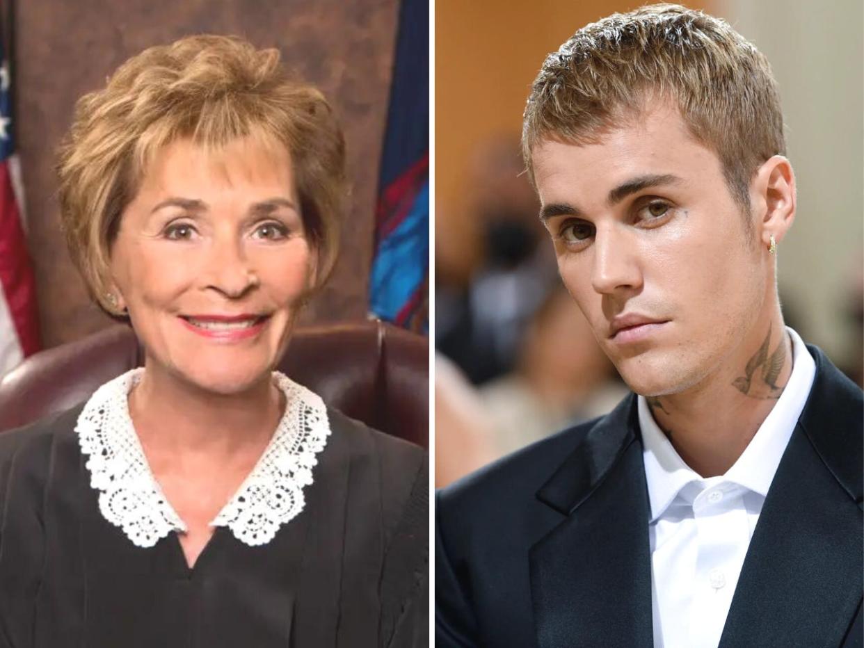 Judge Judy and Justin Bieber