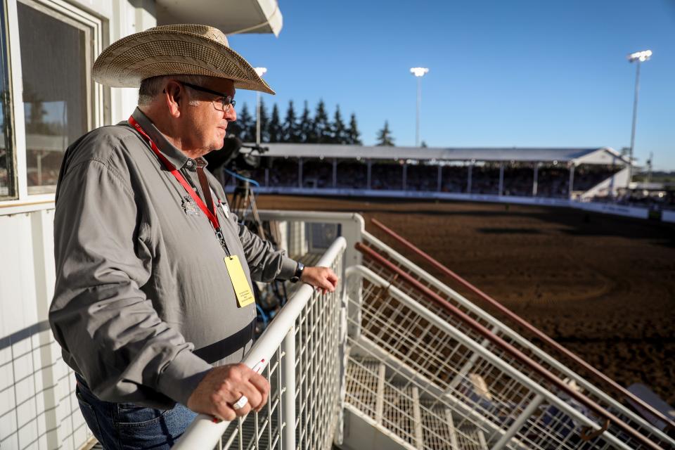 Kevin Smith, secretary and historian of the St. Paul Rodeo, plays a crucial role in the operations of the St. Paul Rodeo.