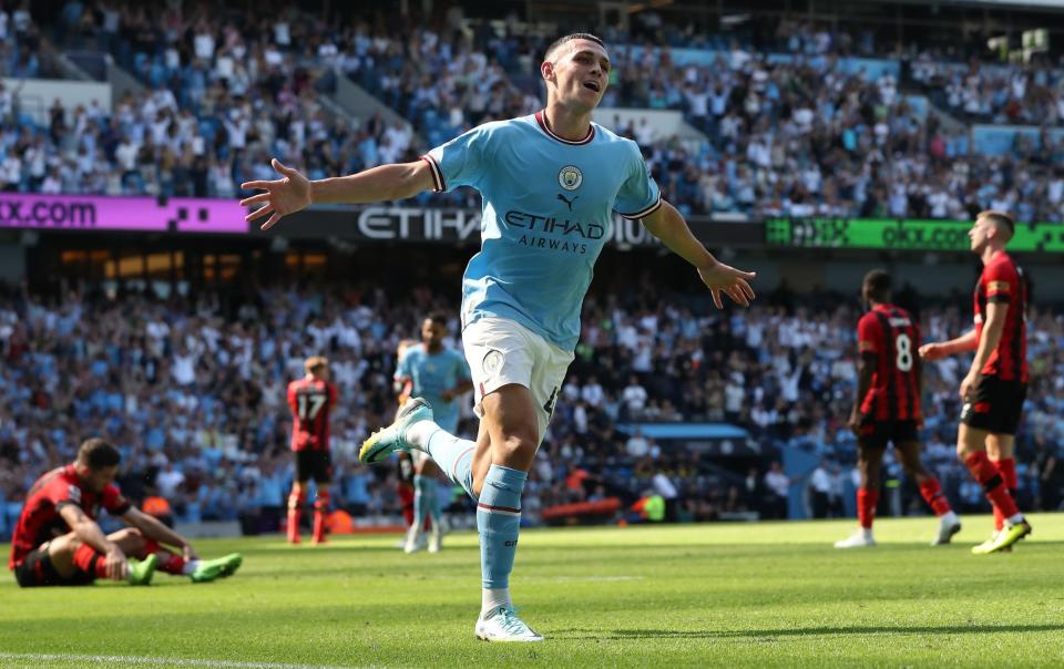 Phil Foden netted Man City's third of the afternoon - GETTY IMAGES