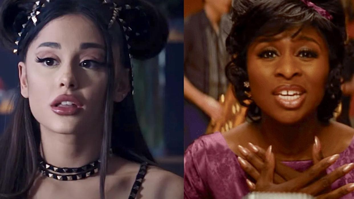  Ariana Grande in Don't Look Up and Cynthia Erivo in Bad Times at the El Royale. 
