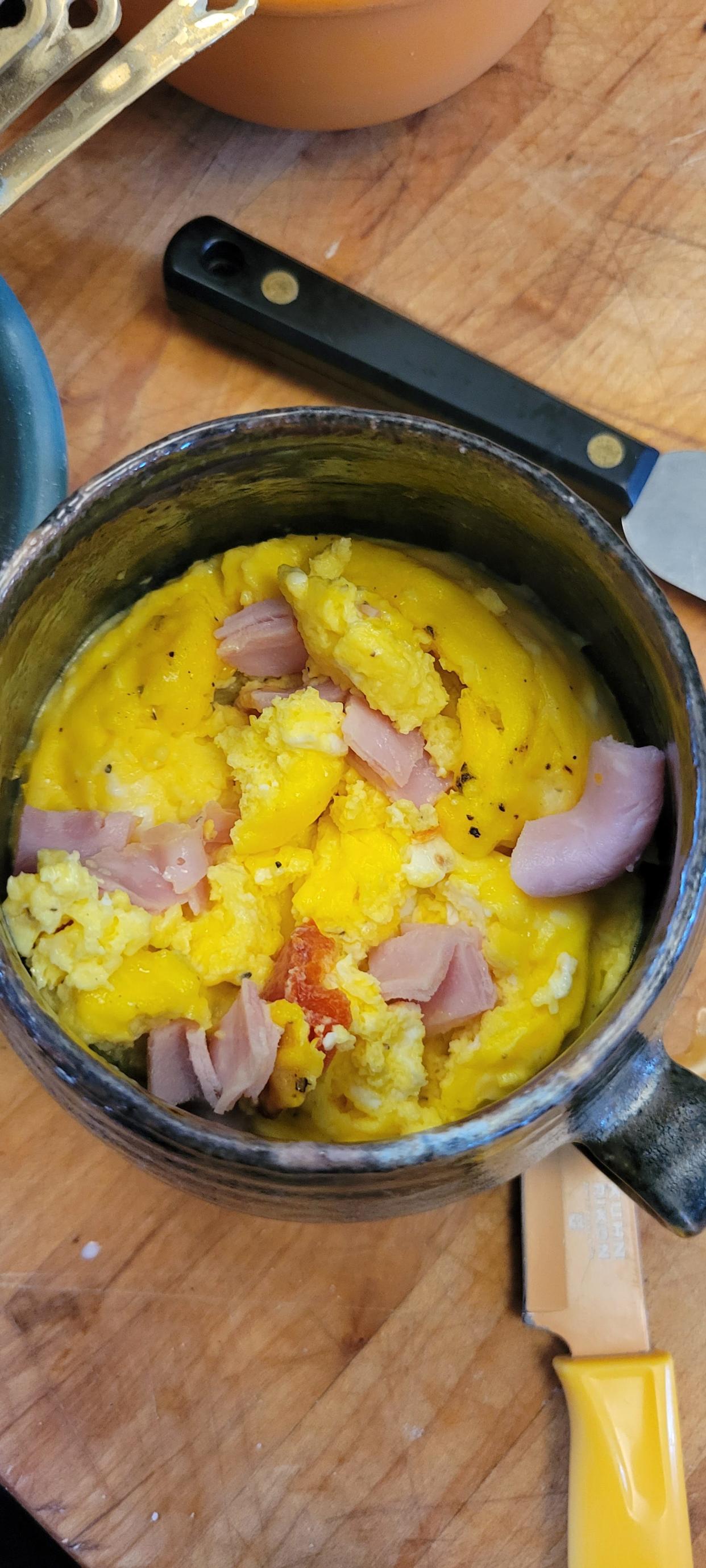 Learn how to make an omelet in a mug in Michael Knock's latest Press-Citizen food column.