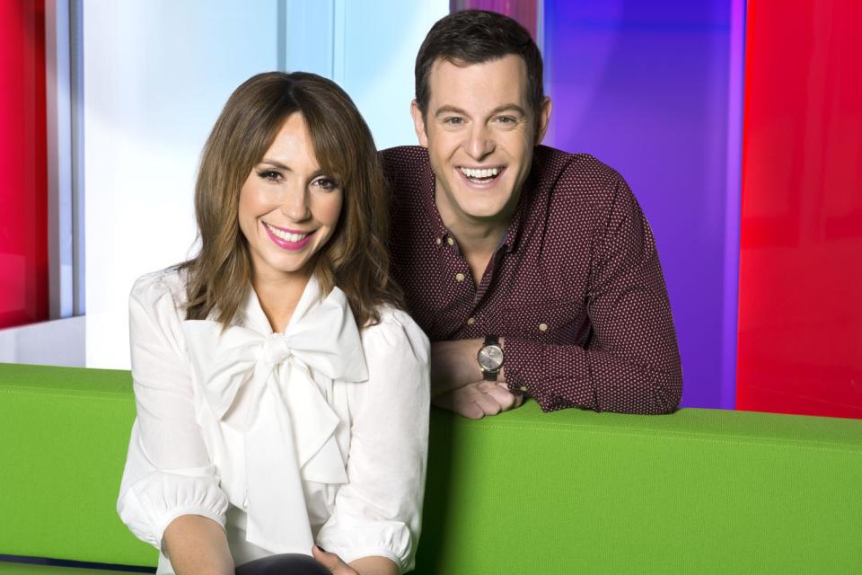 Hosting duo: Alex Jones with Matt Baker on The One Show (BBC/Ray Burmiston)