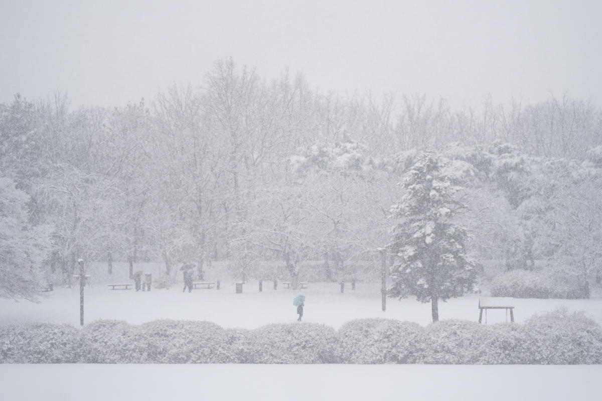 Столицата на Южна Корея регистрира най-големия еднодневен снеговалеж през декември от 40 години