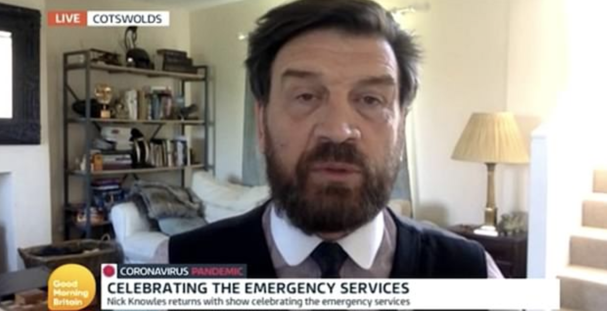 Nick Knowles appeared on GMB and spoke about helping out Captain Tom Moore and his family. (ITV)