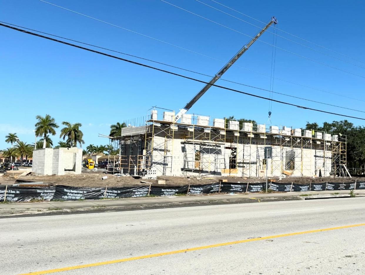 Florida's first drive-thru-only Chick-Fil-A is under construction in Vero Beach.