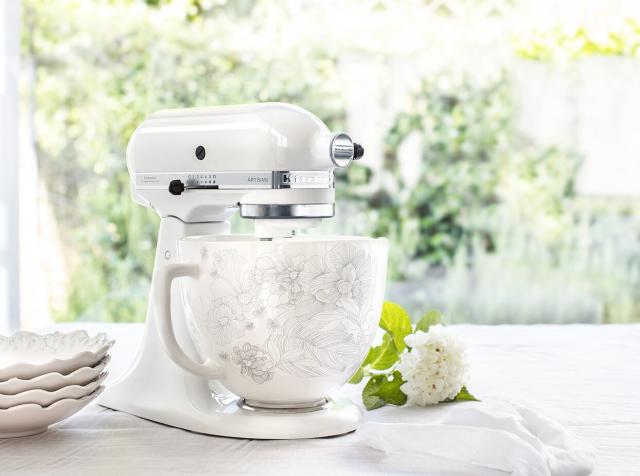 KitchenAid's Floral Mixer Bowls Are the Perfect Spring Kitchen Accessory
