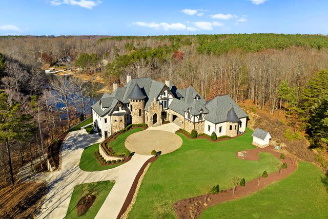 <p>SKYCAM DIGITAL/MARIO BIANCO</p> Christian McCaffrey's home in North Carolina