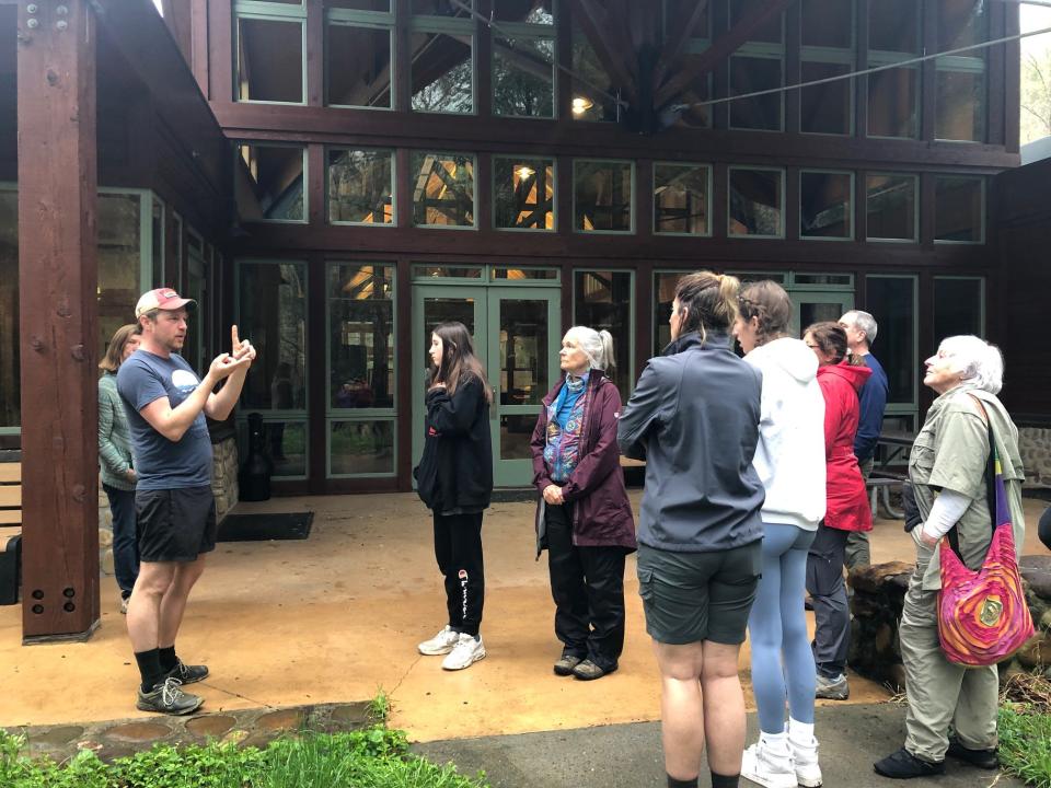 Participants in the 2022 Eco-Adventure spent a rainy morning at the National Park Service’s Twin Creeks Natural Science Center for a tour of the facility’s extensive, carefully maintained natural history collection.