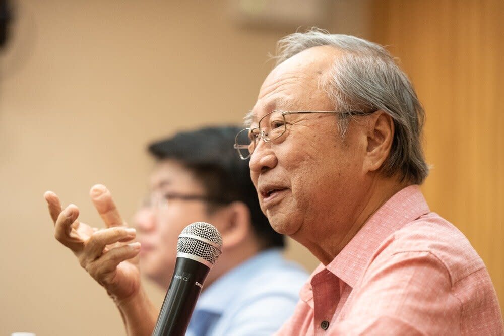 Former presidential candidate Dr Tan Cheng Bock at a Meet The People session on Saturday, 1 June 2019. PHOTO: Tan Cheng Bock Facebook page