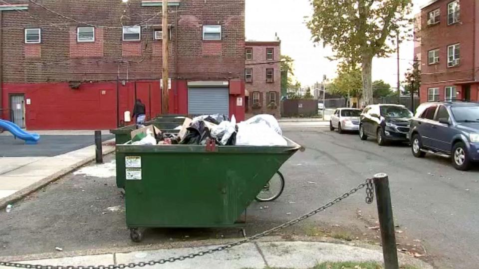 PHOTO: An investigation is underway after the body of a child was found in a trash can last week in West Philadelphia. (WPVI)