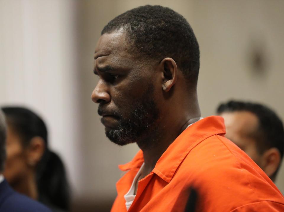 R Kelly appears in court in Chicago, Illinois (Getty Images)