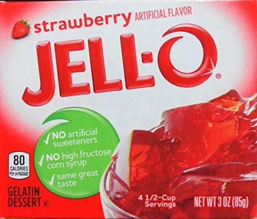 Jell-O Gelatin Dessert, Strawberry Flavor, 3-Ounce Boxes (Pack of 3) by Jell-O