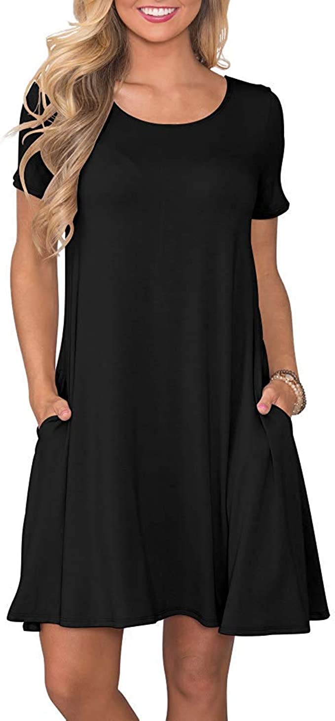 WNEEDu T-shirt dress (Photo via Amazon Canada)