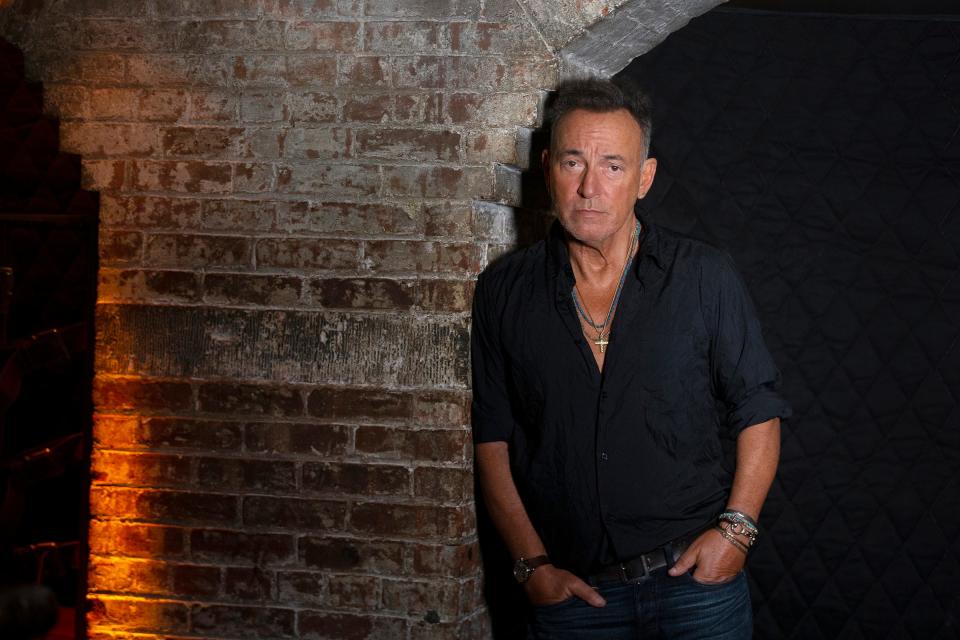 Bruce Springsteen shown in 2019 during an interview to promote his new album and performance film "Western Stars."