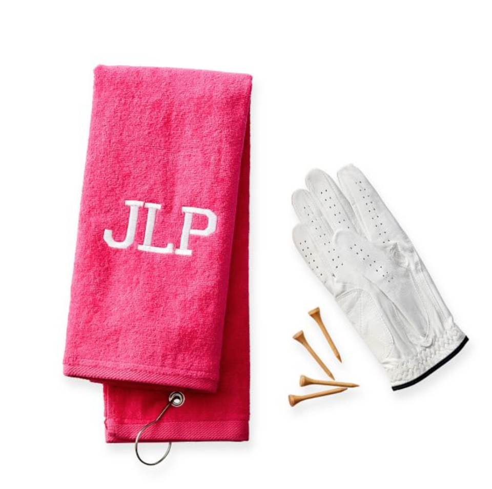 3) Personalized Golf Towel