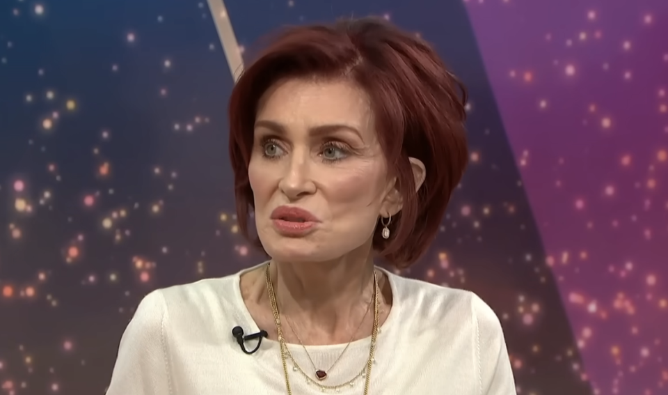 Closeup of Sharon Osbourne