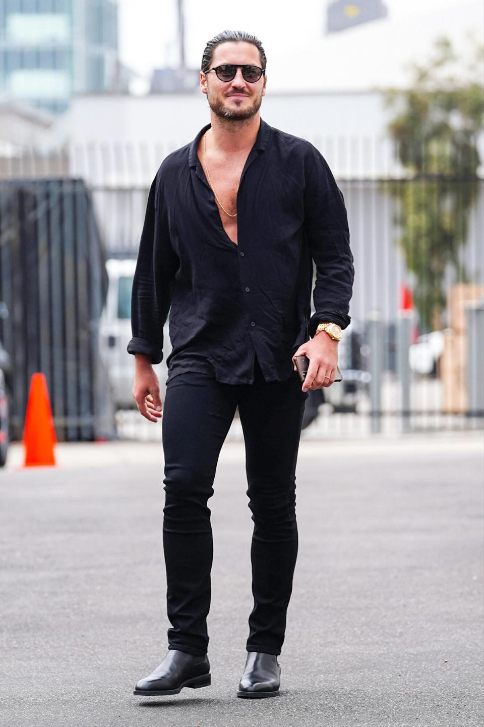 Val Chmerkovskiy at Dancing With The Stars Rehearsal Studio