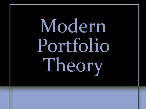 Modern Portfolio Theory