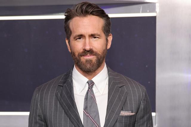 The Adam Project Suit  Ryan Reynolds Grey Suit