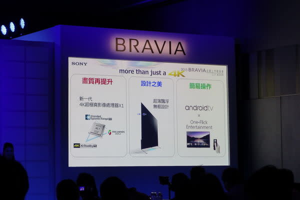 0.49cm機身 飄浮無框設計 SONY BRAVIA 2015 登台亮相