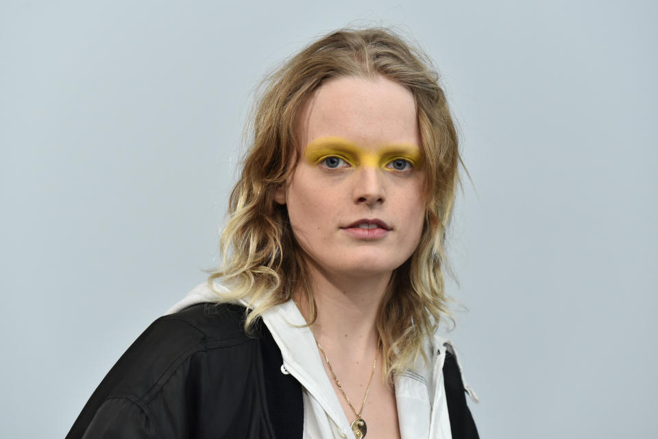 The Belgian model and fashion star <a href="https://www.huffingtonpost.com/entry/hanne-gaby-odiele-intersex_us_58862a82e4b0e3a7356a6020">shared her intersex identity with the world</a> in January.&nbsp;<br /><br />&ldquo;I have reached a point in my life where I feel ready to share this important part of who I am,&rdquo; the 29-year-old, who has modeled for the likes of Chanel and Alexander Wang, said. &ldquo;It is time for intersex people to come out of the shadows, claim our status, let go of shame, and speak out against the unnecessary and harmful surgeries many of us were subjected to as children."<br /><br />Intersex children are frequently forced to undergo &ldquo;corrective&rdquo; surgery as infants to assign them as either male or female, a controversial practice that many medical professionals have condemned.<br /><br /><a href="https://www.huffingtonpost.com/entry/hanne-gaby-odiele-intersex_us_58862a82e4b0e3a7356a6020">Read more here</a>.