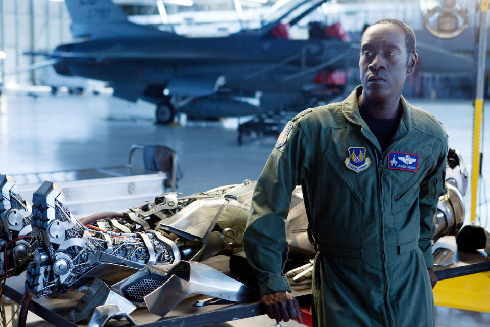 Don Cheadle as Rhodey.