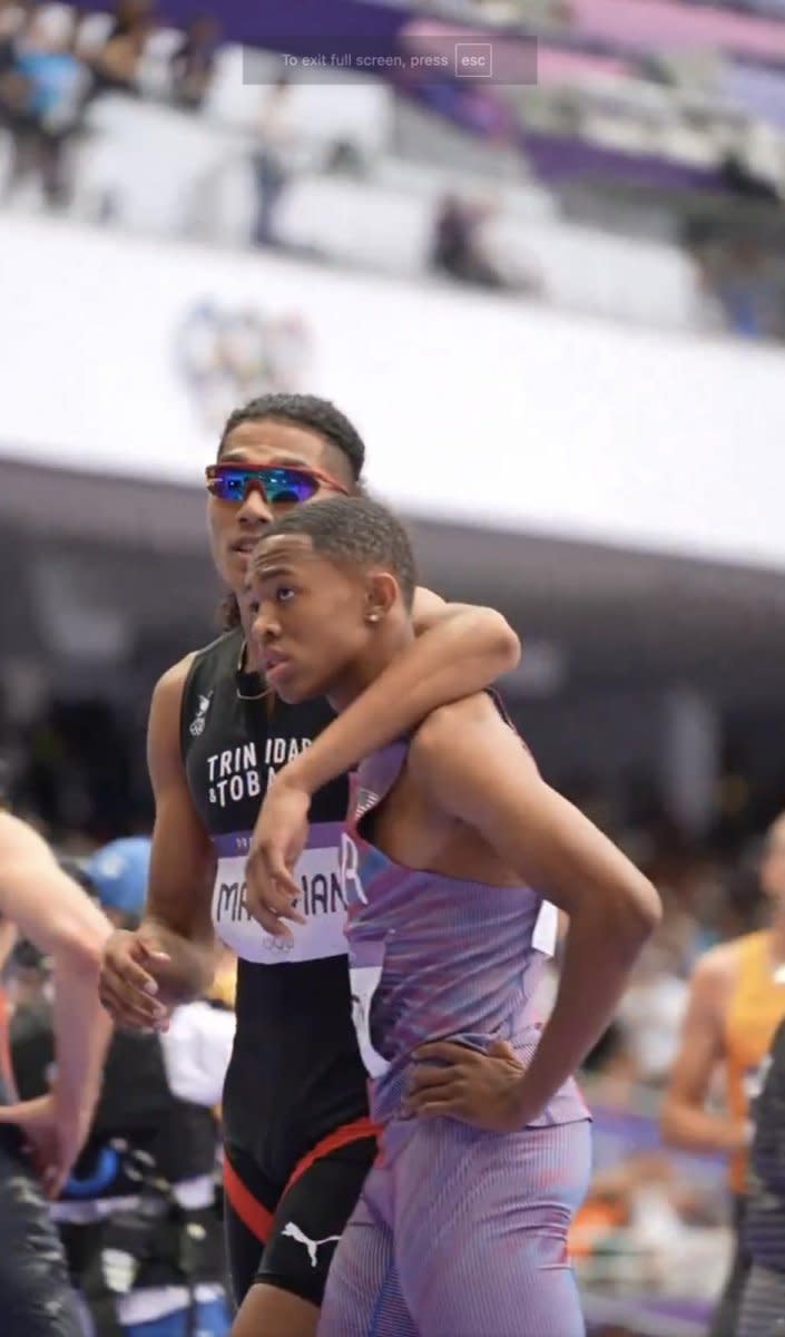 Watch Quincy Wilson, 16, men's 4x400M relay team advance to final