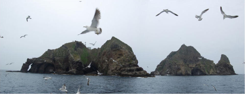 日本與韓國頻頻為獨島(竹島)主權產生爭議。   圖：翻攝自維基網站