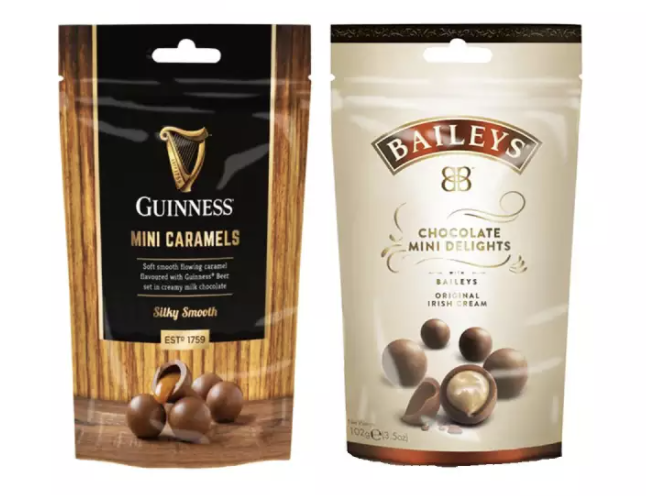 Baileys & Guinness Mini Caramels Truffles Bag


