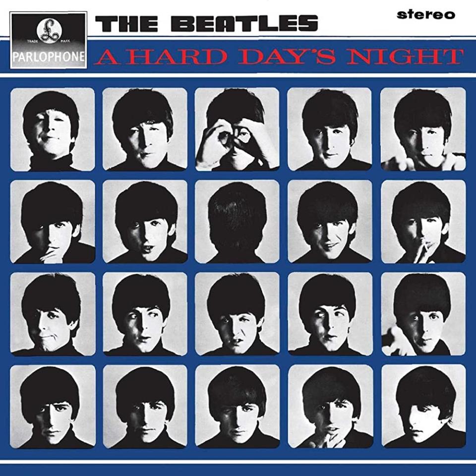 the beatles a hard day's night album cover