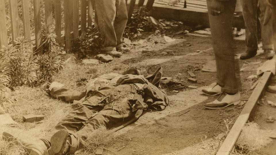 A victim of the Tulsa massacre. / Credit: Tulsa Historical Society