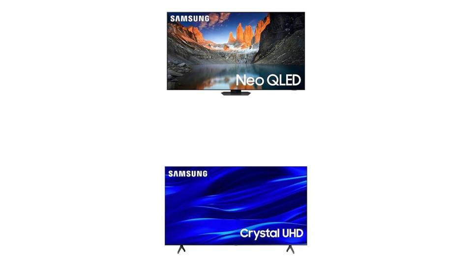 Samsung 98-Inch Class QLED 4K QN90D Series Neo Quantum HDR+ Smart TV (QN98QN90D) + 65-Inch Class Crystal UHD 4K TU690T Series HDR Smart TV (UN65TU690T)