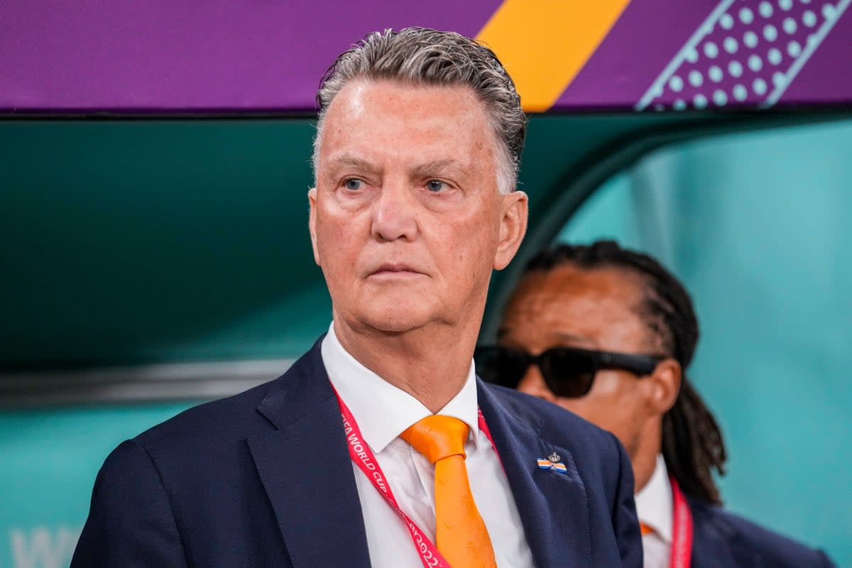 Netherlands coach Louis van Gaal has distanced himself from links to the vacant Belgium job (Luca Bruno/AP) (AP)