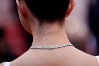 <p>On the back of her neck, Gomez has roman numerals, LXXVI inscribed, also at the hands of Bang Bang NYC. The tattoo artist told the <a href="https://www.dailymail.co.uk/tvshowbiz/article-2210730/Selena-Gomez-gets-Roman-numerals-etched-neck.html" rel="nofollow noopener" target="_blank" data-ylk="slk:Daily Mail;elm:context_link;itc:0;sec:content-canvas" class="link ">Daily Mail </a>at the time that the artwork was a tribute to a family member 'who means a lot to her'. Given that the numerals translate to the '76', some fans have interpreted the tattoo to be a tribute to her mother Mandy Teefey who was born in 1976.</p>