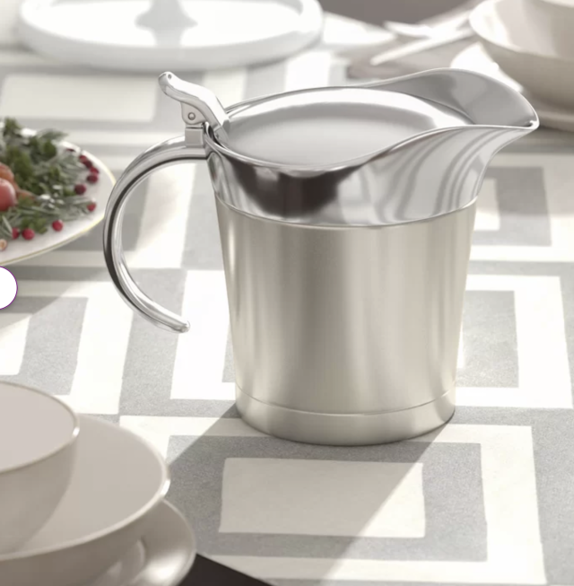 Pillivuyt Gravy Boat with Warming Base