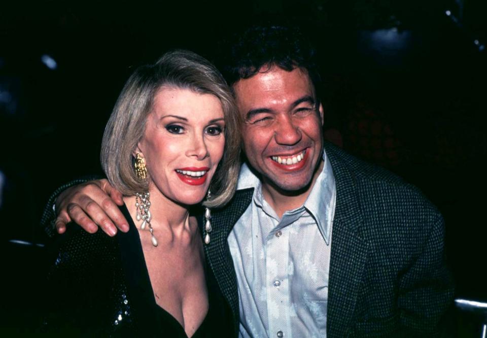 <p>Gottfried was loved by the comedy community, including the queen herself: Joan Rivers. The two posed during Joan Rivers at Club USA in New York City, back in 1993.</p>
