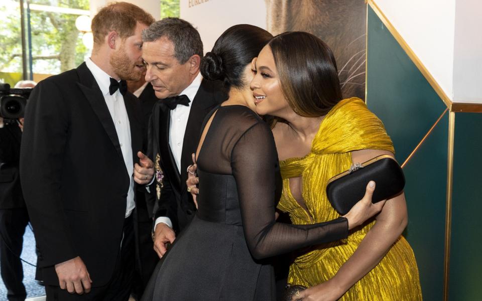 Red-carpet deals: Prince Harry asks Bob Iger if Meghan can work with Disney - Getty