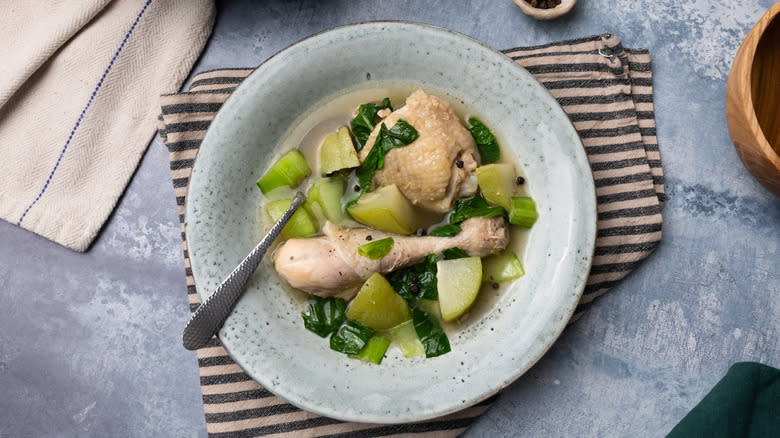 warming comforting chicken tinola 