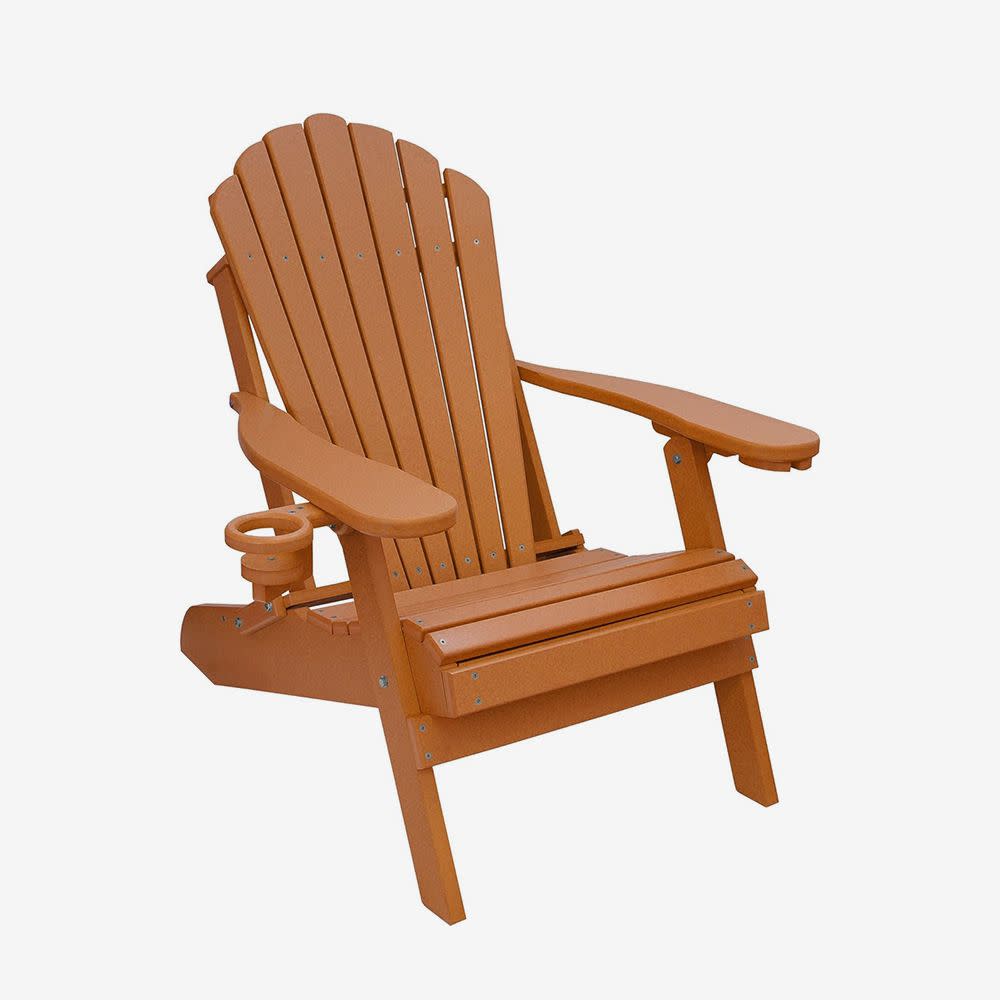 <p><a href="https://www.amazon.com/ECCB-Outdoor-Oversized-Adirondack-Mahogany/dp/B079M186XT?ref_=ast_sto_dp&th=1&tag=syn-yahoo-20&ascsubtag=%5Bartid%7C10051.g.60412443%5Bsrc%7Cyahoo-us" rel="nofollow noopener" target="_blank" data-ylk="slk:Shop Now;elm:context_link;itc:0;sec:content-canvas" class="link rapid-noclick-resp">Shop Now</a></p><p>Oversized Poly Lumber Folding Adirondack Chair</p><p>amazon.com</p><p>$279.00</p>