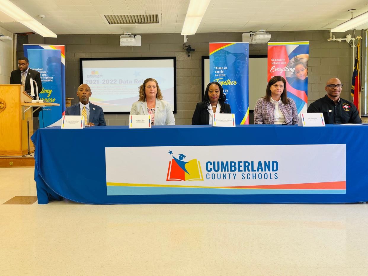 Officials from Cumberland County Schools publicly discussed the 2021-22 performance data released by the North Carolina Department of Public Instruction, Sep. 1.