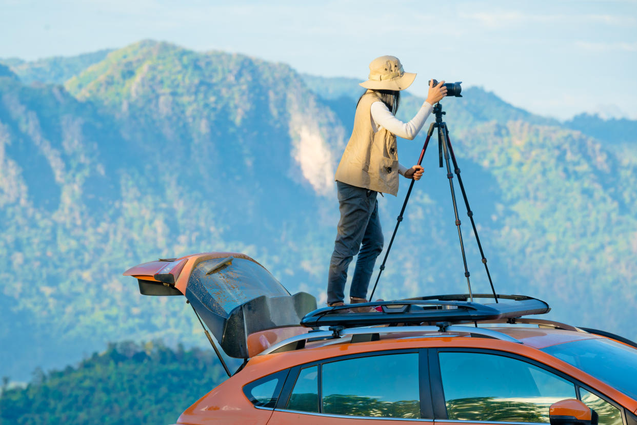 A nomadic photographer in action. PHOTO: Getty Images
