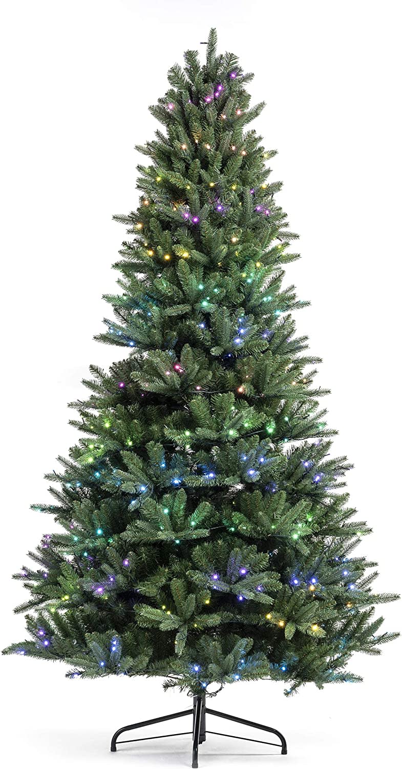 best fake christmas tree twinkly pre lit tree app controlled