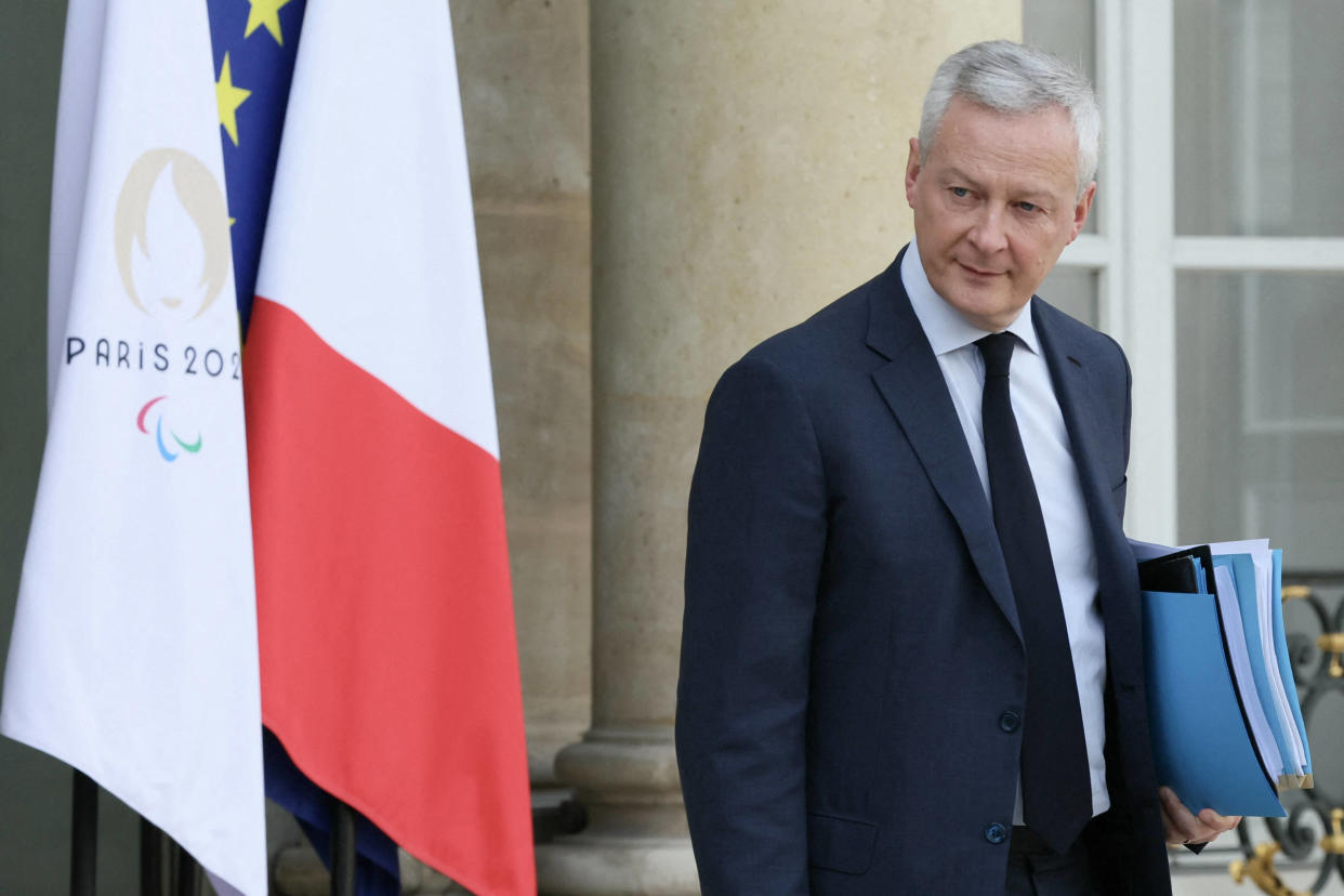 Bruno Le Maire, ici à l’Élysée à Paris, le 20 mars 2024. 