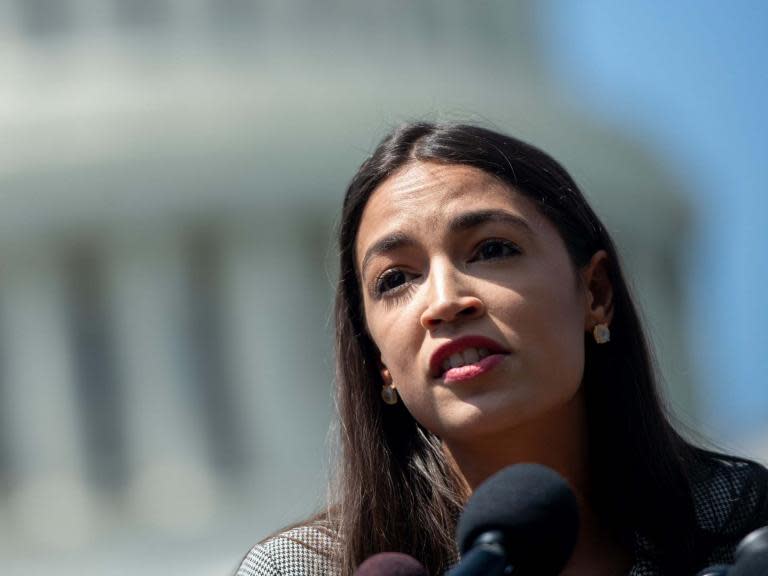 Alexandria Ocasio-Cortez has slammed Liz Cheney in an escalation of tension between the two congresswomen over calling migrant detention camps at the US-Mexico border “concentration camps”.Ms Ocasio-Cortez, who had first described the detention facilities as concentration camps during an Instagram Live appearance last week, claimed that Ms Cheney had actually invoked the Holocaust.“Reminder: the member who directly + explicitly compared concentration camps on our border to the Holocaust was *Liz Cheney*. The horrors of the Holocaust went beyond the use of concentration camps, yet camps were part of the process,’ Ms Ocasio-Cortez tweeted. “They have also been used before and after.”Ms Ocasio-Cortez said last week during her Instagram Live that the US was running the “concentration camps” on the US-Mexico border, and suggested that anyone who is not bothered by that idea is not particularly concerned with humanity.“The US is running concentration camps on our southern border, and that is exactly what they are,” Ms Ocasio-Cortez said last week. “If that doesn’t bother you … I want to talk to the people that are concerned enough with humanity to say that ‘never again means something.”> Reminder: the member who directly + explicitly compared concentration camps on our border to the Holocaust was *Liz Cheney.* > > The horrors of the Holocaust went beyond the use of concentration camps, yet camps were part of the process. > > They have also been used before and after.> > — Alexandria Ocasio-Cortez (@AOC) > > June 24, 2019