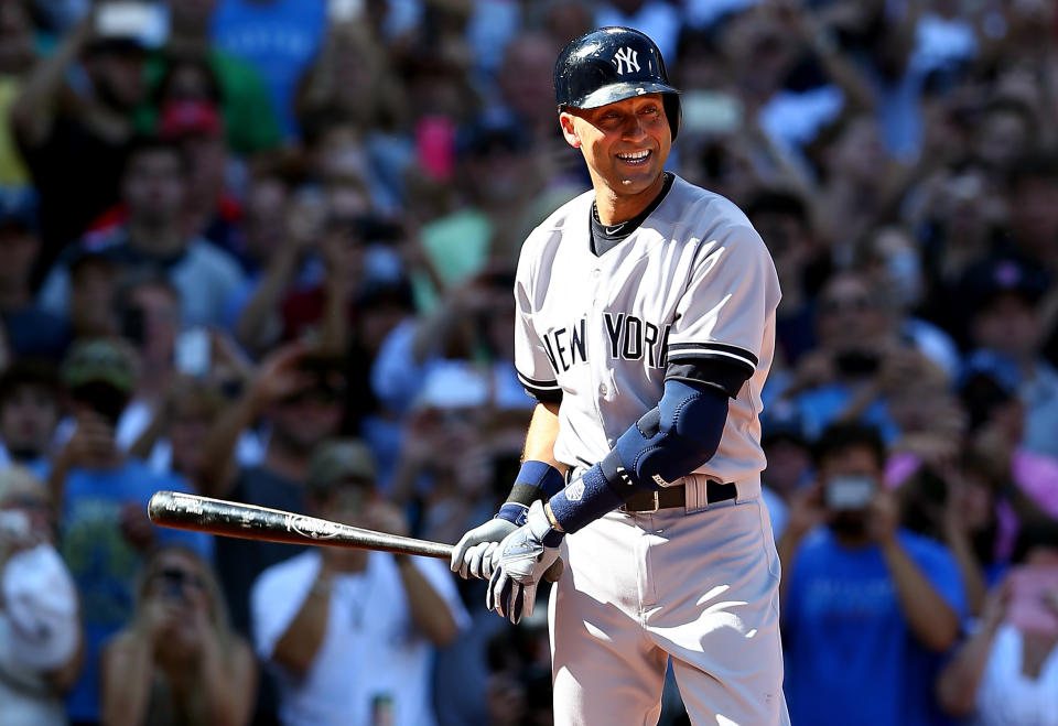 紐約洋基Derek Jeter。（MLB Photo by Elsa/Getty Images）