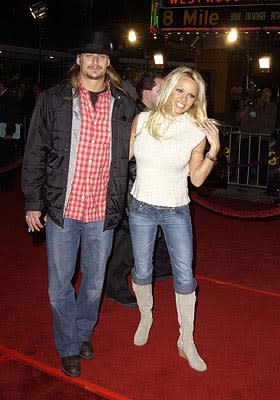 Kid Rock and Pamela Anderson at the LA premiere of Universal's 8 Mile