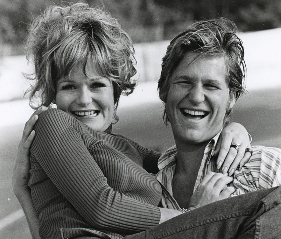 Perrine and former boyfriend Jeff Bridges in 1973’s The Last American Hero.
