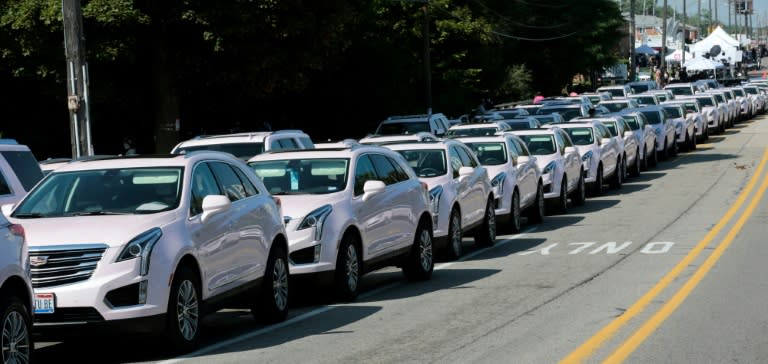 The fleet of pink Cadillacs at Aretha Franklin's funeral was a nod to the vehicle in the lyrics of her 1985 hit 'Freeway of Love,' an anthem to her Motor City hometown