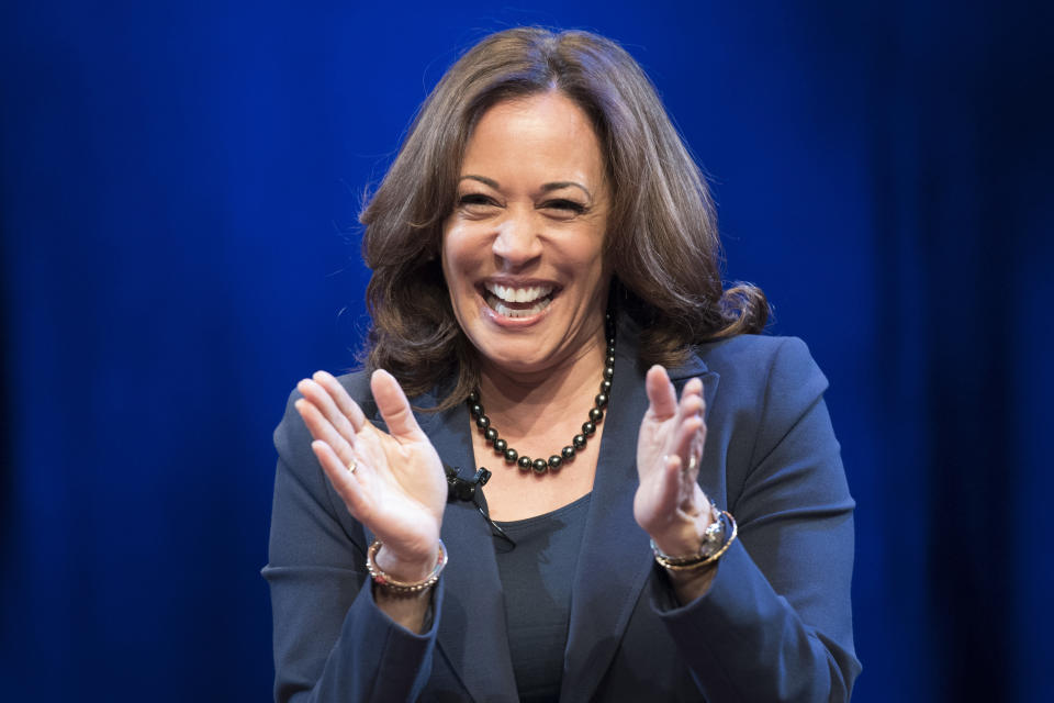 <p>The California senator would be the first woman to hold the presidency and the second African-American if she succeeds.</p>